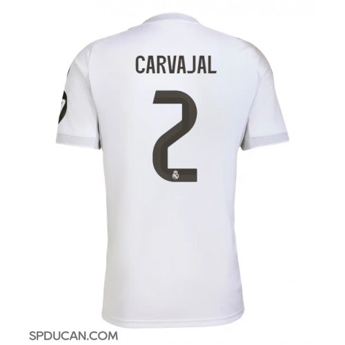 Muški Nogometni Dres Real Madrid Daniel Carvajal #2 Domaci 2025-26 Kratak Rukav